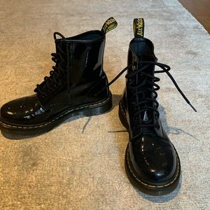 Dr.Martens patent leather boots